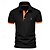 baratos Polo Clássico Masculino-Camisa polo masculina de golfe, 2 peças, casual, lapela, manga curta, confortável, enfeitada &amp;polo básico de verão com ajuste regular bordado