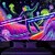 cheap Blacklight Tapestries-Blacklight Tapestry Glow in the Dark Glow Party UV Reactive Astronaut Dinasour Trippy Misty Nature Landscape Hanging Tapestry Wall Art Mural for Living Room Bedroom