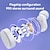 رخيصةأون سماعات لاسلكية ستيريو TWS-سماعات أذن لاسلكية BY18 TWS بلوتوث 5.3 سماعات داخل الأذن مع علبة شحن، زمن تأخير منخفض، صوت استيريو، ميكروفون مدمج للمكالمات والألعاب