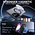 cheap Samsung Cases-Magnetic Phone Case for Samsung Galaxy S25/S25 Plus/S25 Ultra/S24/S24 Ultra/Plus/FE – MagSafe Ring Kickstand, Military Protection, Full Body PC+TPU