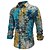 economico Cime-Retrò Vintage Boho Anni &#039;70 Camicia Hippie Astratto Costume Per uomo Halloween Carnevale ballo di strada Festa a tema retrò Festival Adulti Camicia