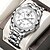 cheap Quartz Watches-A New Digital Diamond-Shaped Dial Elegant Men&#039;S Quartz Watch - Ipx7 Waterproof Rating Luminous Date And Day Display Alloy Strap - Fashionable And Trendy Versatile For Casual Wear Ideal Gift For Li