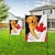 abordables Drapeaux et banderoles de jardin-Drapeau de Jardin Patriote Pour la Fête du Canada O Canada Décorations de Jardin Bannières Signes Levez les Coudes Canada