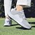 tanie Męskie buty golfowe-męskie białe buty golfowe z podeszwą multi-traction - lekka, przewiewna konstrukcja do uprawiania sportów na świeżym powietrzu