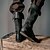 baratos Calçado-Medieval Renascentista Sapatos Botas Longas Botas sem salto Homens Celta Pirata Dia Das Bruxas Baile de Máscaras Espetáculo LARP Ren Faire Adulto Sapatos