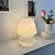 abordables lampe de chevet-Lampe champignon vintage, lampe de chevet en verre avec câble, lampe de table à intensité variable avec ampoule 3 couleurs, lampe de bureau rétro, veilleuse champignon, mini lampe LED pour bureau,