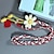 preiswerte Telefon-Lanyards &amp;amp; Handgelenkbänder-süßes geflochtenes Handy-Lanyard mit Plüschblumen-Anhänger – weiches Umhängeband für die Handyhülle