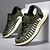 abordables Sandalias de Vacaciones-Zapatillas deportivas para hombre en color beige y tostado, con parte superior de punto y suela flexible para actividades al aire libre y uso diario.