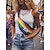 billiga Crossbodyväskor-Universell midjeväska med regnbågsfärgad dragkedja för kvinnor - färgglad pride-midjeväska med justerbar axelrem för HBTQ-festivaler, resor och dagligt bruk