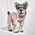 abordables imperméable-Manteau de pluie pour chien imperméable poncho de pluie avec capuche haute réflexion veste de pluie pour animaux avec trou pour la laisse pour petits et moyens chiens