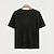 abordables T-shirts décontractés pour hommes-Homme T-shirt gaufré T-shirt Chemise à manches courtes Manche Courte Décolleté plongeant Été Uni Mode Designer Basique Jacquard Vacances Rue Sortir Noir Rouge bleu marine T-shirt haut de gamme pour