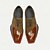 billige Klassiske Pensko-Premium brune herresko i skinn med snøring og brogue-detaljer – sofistikerte sko til gallamiddager, formelle baller og kveldsarrangementer