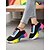 Χαμηλού Κόστους Γυναικεία Sneakers-Γυναικεία πολύχρωμα, χοντρά αθλητικά παπούτσια με ντεγκραντέ σόλα – μοντέρνα αθλητικά παπούτσια με κορδόνια σε ουράνιο τόξο για casual ρούχα, lgbt φεστιβάλ και street style