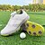 preiswerte Herren Golfschuhe-Herren Sneaker Golfschuhe Mikrofaser Wasserdicht Bequem Rutschfest Loafer Schwarz Weiß Blau