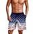 お買い得  愛国的な250ショーツ-アメリカ独立記念日 男性用 アメリカの米国旗 7月4日 米国建国250周年 愛国 スイムトランク スイムショーツ ボードショーツ ミディアムウエスト ハワイアン 祝日 サイドポケット メッシュライニング 伸縮性のあるドローストリングウエスト デザイナー 衣類