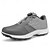 preiswerte Herren Golfschuhe-Herren Sneaker Golfschuhe Mikrofaser Wasserdicht Bequem Rutschfest Loafer Schwarz Weiß Blau