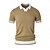abordables Polo classique pour homme-Homme Polo Pull polo en tricot Affaires Occasionnel Col en V Manche Courte Formel Bloc de Couleur Nouveauté Été Toutes saisons Noir Blanche Kaki Vert Véronèse Polo