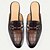 baratos Mocassins de couro premium-Sapatos masculinos de couro marrom com estampa de crocodilo e fivela dourada - luxuosos, elegantes, adequados para negócios, ocasiões formais e trajes de noite