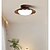 baratos Simplicidade Luminárias de Teto-Luminária de teto moderna para corredor, abajur branco leitoso, pequena luminária de teto de metal, madeira, vintage, estilo fazenda, para banheiro, cozinha, corredor, entrada, 25cm, 110-240v
