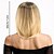 billige Syntetiske trendy parykker-Syntetiske parykker Kinky Glatt Naturlig rett Asymmetrisk frisyre Rett pannelugg Maskinprodusert Parykk 12 tommer A1 Syntetisk hår Dame Klassisk Bekvem Fargegradering Blond