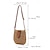 ieftine Genți Poștaș-geantă crossbody pentru femei din paie țesută cu curea din piele - geantă elegantă în stil boho pentru vară, plajă și ieșiri casual