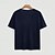 abordables T-shirts décontractés pour hommes-Homme T-shirt gaufré T-shirt Chemise à manches courtes Manche Courte Décolleté plongeant Été Uni Mode Designer Basique Jacquard Vacances Rue Sortir Noir Rouge bleu marine T-shirt haut de gamme pour