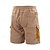 baratos Ar livre-Homens Bermuda Cargo Shorts de verão Shorts casuais Shorts de veludo cotelê Shorts de malha Com Cordão Bolso multi Perna reta Bloco de cor Respirável Pavio Humido Comprimento do joelho Ao ar livre