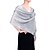 abordables Châles-Écharpe châle en mousseline de soie pour femme, châle de mariée doux, écharpe en ruban de mousseline de soie, châles et écharpes en satin pour robes de soirée