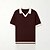 preiswerte Herren Elite Polo-Herren Polo Geschäft Lässig Umlegekragen Kurzarm Farbblock Jacquard V-Ausschnitt Weich Sommer Frühling Herbst Normale Passform Weinrot Schwarz Khaki Polo