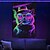 billige Blacklight -billedvev-Blacklight Vev Som Lyser I Mørket Glow Party UV Reaktiv Katt Trippy Tåkete Hengende Veve Veggkunst Mural Stue Soverom