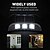 cheap Outdoor Wall Lights-Solar Wall Lights Outdoor Stainless 6LED Waterproof Wall Lamp for Balcony Patio Courtyards Fence Lamps Nighttime Decor Easy Instal Garden Decor Solar Outdoor Wall Light