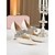 billiga Cocktail-Damslingback-pumps med strasstex och stilettklack – glamorösa högklackade skor för cocktailpartyn