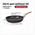 abordables Ustensiles de cuisine-Poêle à frire antiadhésive, poêle à omelette avec revêtement en granit, poêle de chef en pierre saine, sans PFOA