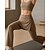 abordables pantalon à jambe évasée-Pantalon de yoga fusées éclairantes Femmes 2 en 1 Yoga Fitness Pilates Pantalons Leggings Des sports Tenues de Sport Micro-Élastique Noir Kaki