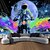 cheap Blacklight Tapestries-Blacklight Tapestry Glow in the Dark Glow Party UV Reactive Astronaut Dinasour Trippy Misty Nature Landscape Hanging Tapestry Wall Art Mural for Living Room Bedroom