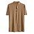economico Camicie Popover da Uomo-Per uomo Camicia Camicia popover Camicia Estiva Camicia casual Camicia da Spiaggia Nero Marrone Manica Corta Semplice Colletto alla coreana Vacanza Camicia hawaiana Abbigliamento Poliestere Moda