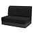 baratos Cobertura de Sofa-Capas de almofada para sala de jantar de RV de 2 peças, capas elásticas para almofadas de sofá em formato de T - capas elásticas para assentos de trailer - proteção durável e fácil de instalar para móveis de RV