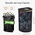 cheap Recycling Bin-Recycling Bin for Kitchen Indoor Home, 100L D-Shaped Foldable Trash Can with Bamboo Frame, Oxford Fabric, Removable Polyester Inner Bags, 5 Rod Support, Ideal Waste Sorter for Bedroom Dorm Hotel