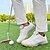 preiswerte Herren Golfschuhe-Herren Sneaker Golfschuhe Mikrofaser Wasserdicht Bequem Rutschfest Loafer Schwarz Weiß Blau