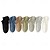 cheap Men&#039;s Elite Accessories-Men 1 Pair Socks No Show &amp; Liner Socks Black White Color Plain School Formal Outdoor Thin Summer Spring Fall Daily Casual