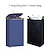 abordables Contenedor de reciclaje-Contenedor de reciclaje para cocina, interior y hogar, bote de basura plegable de 100 l/26,5 galones con marco de bambú, bolsas interiores extraíbles, tela Oxford, abertura superior redonda,