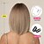 economico Parrucche trendy sintetiche-Parrucca bionda con frangia, corta e liscia, per donne, con capelli sintetici, per feste quotidiane e cosplay.