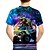 economico Animali 3D per Ragazzo-Ragazzi 3D Dinosauro Maglietta Manica Corta Estate Primavera Moda Essenziale Bambini 4-12 Anni Girocollo All&#039;aperto Casuale Quotidiano Vestibilità regolare