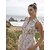 abordables robe décontractée imprimée-Femme Robe chemise Robe Maxi Bleu Vert Beige Sans Manches Courbe Poche Imprimé Avec ceinture Eté Col de Chemise Trapèze XS S M