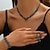 baratos Conjuntos de Jóias-Conjunto de Jóias 3 Imitações de Diamante 1 Colar 1 Bracelete Brincos Mulheres Personalizada Luxo Doce Adorável Clássico Amor Precioso Conjunto de jóias Para Casamento Convidado do casamento