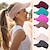 abordables Accesorios de Ropa de Tenis-Visera deportiva de tenis Sonnenblende Mujer Color sólido Clásico Moda Ajustable Transpirable Secado rápido para Tenis Béisbal Corriendo Verano Azul marinero Rosa Azul Real