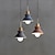 economico Luci Isola cucina-Lampada a sospensione a LED in resina moderna per isola cucina, illuminazione a sospensione regolabile per isola cucina, lampadario a LED in oro nero per sala da pranzo, camera da letto, mini faretti