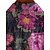 abordables Tapas-Retro Antiguo Boho Años 70 Camisas Camisas Hawaianas Hippie Floral Disfraz Hombre Víspera de Todos los Santos Carnaval Festival de Música vacaciones en la playa Fiesta temática retro Adulto Camisas