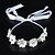 abordables Accessoires de coiffure-Coiffe de demoiselle d&#039;honneur, bandeau de mariage princesse, couronne de fleurs blanches pour première communion, accessoire pour cheveux