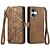 cheap iPhone Cases-Phone Case For iPhone 16 15 14 Pro Max Plus 16e 13 12 11 Pro Max Wallet Case Flip Cover with Wrist Strap Shockproof Retro Geometric Pattern TPU PU Leather